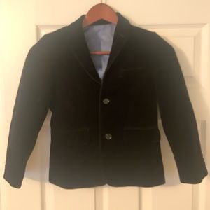 Isaac Mizrahi Boy’s Black Velvet Blazer